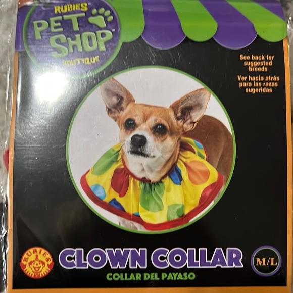 NWT Clown Collar For Cats Or Dogs - Picture 2 of 6